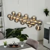 Suspension Cerrillos Chrome, 25 lumières
