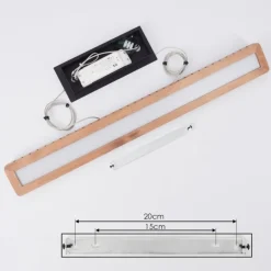 Suspension Guacacallo LED Noir, 1 lumière