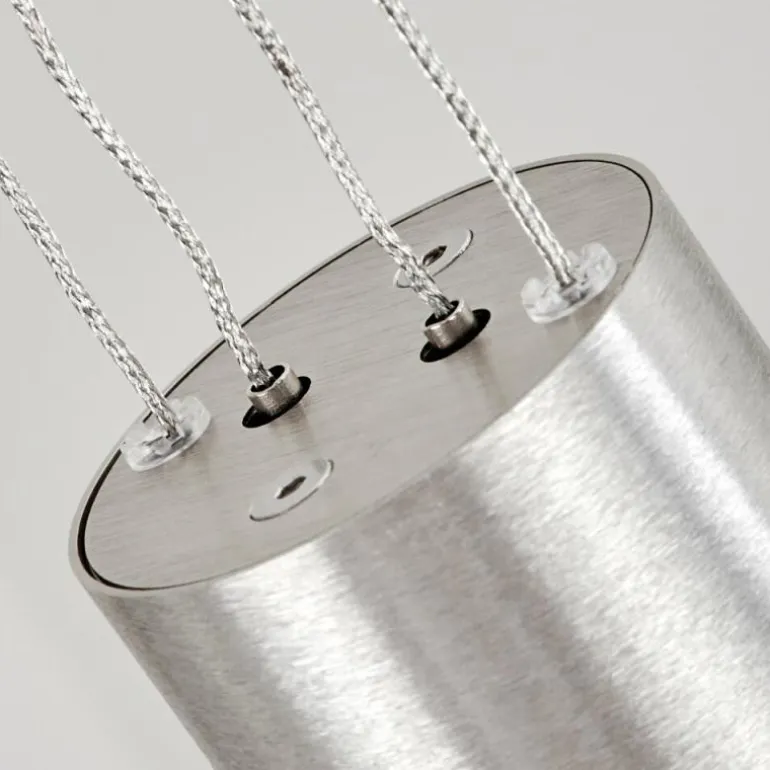 Suspension Izenave LED Nickel mat, 3 lumières