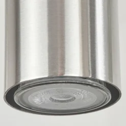Suspension Javel Chrome, Nickel mat, 4 lumières