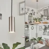 Suspension Javel Nickel mat, 1 lumière