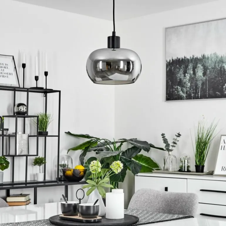 Suspension Lissy Noir, 1 lumière