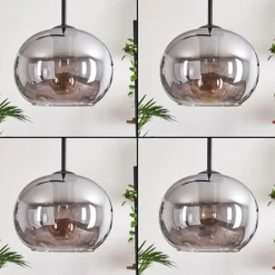 Suspension - Verre Apedo Fumé, 3 lumières