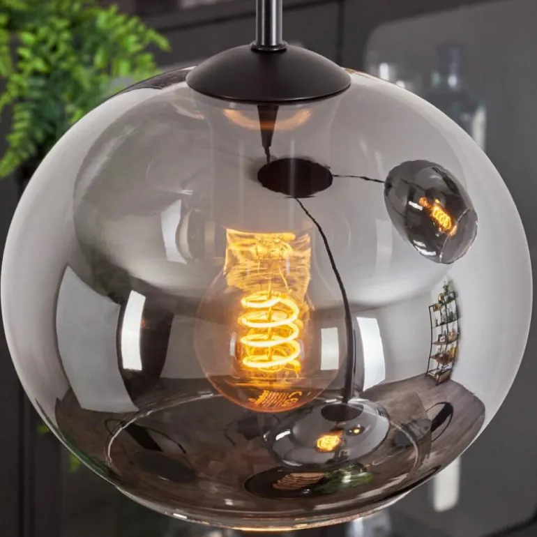 Suspension - Verre Apedo Fumé, 3 lumières