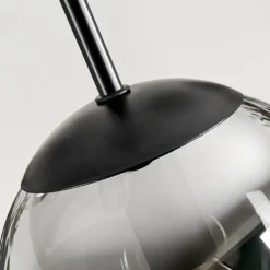 Suspension - Verre Gastor Clair, Fumé, 3 lumières