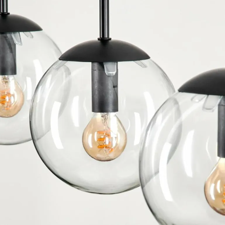 Suspension - Verre Gastor Clair, 5 lumières