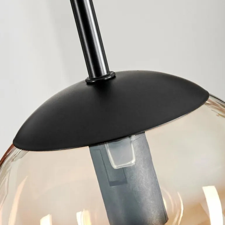 Suspension - Verre Gastor Ambre, 1 lumière