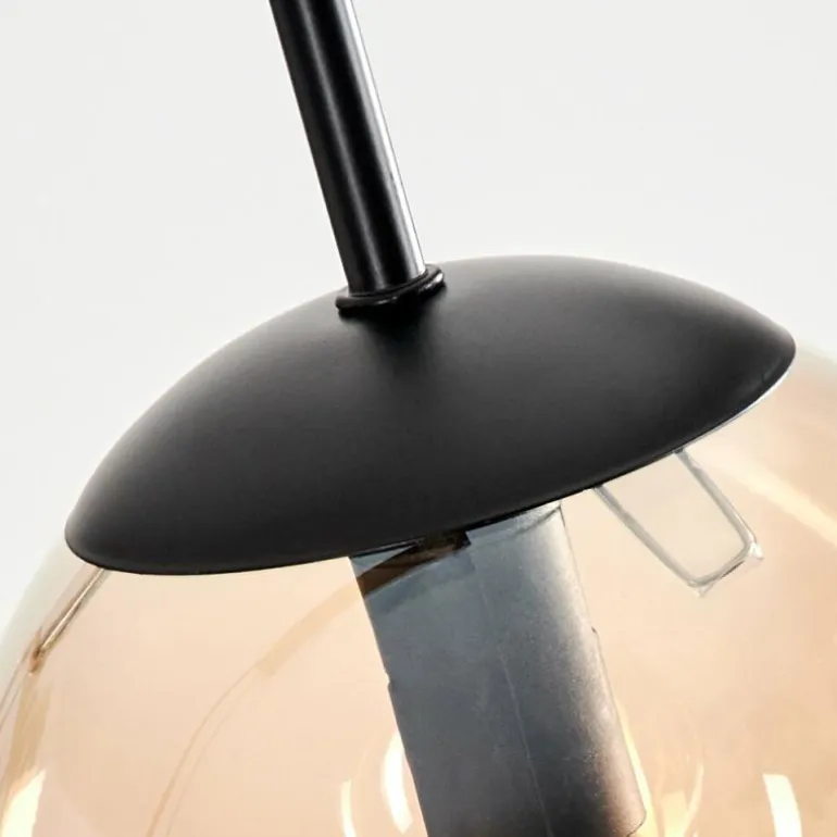 Suspension - Verre Gastor Ambre, 4 lumières