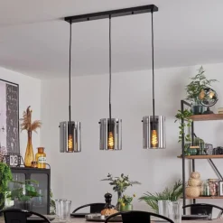 Suspension - Verre Parane Fumé, 3 lumières