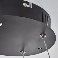 Suspension Zibreira LED Noir, 1 lumière, Télécommandes