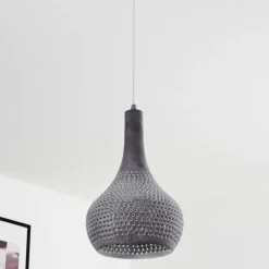 Suspension Alenhoven Gris, 1 lumière