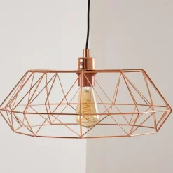 Suspension Badalucco Cuivre, 1 lumière