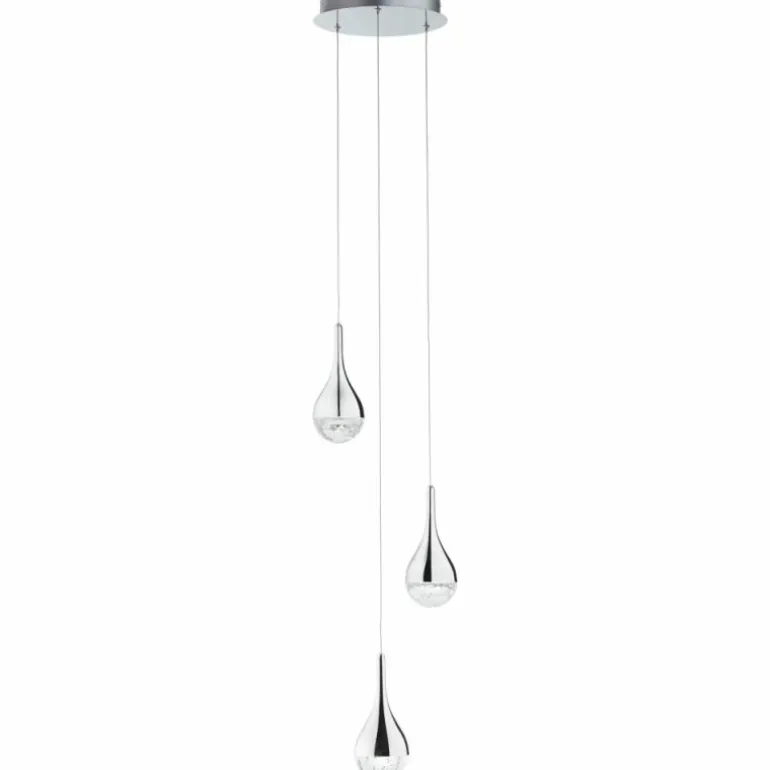 Suspension Brilliant FRIZZANTE LED Chrome, 3 lumières