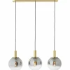 Suspension Brilliant Gould Or, 3 lumières