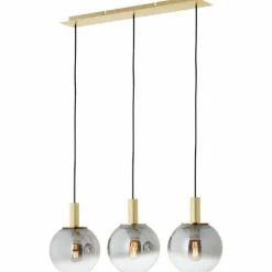 Suspension Brilliant Gould Or, 3 lumières