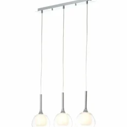 Suspension Brilliant Hadan Chrome, 3 lumières