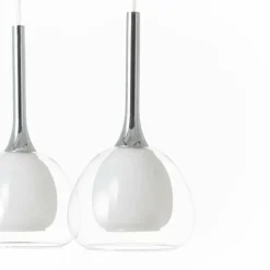 Suspension Brilliant Hadan Chrome, 3 lumières