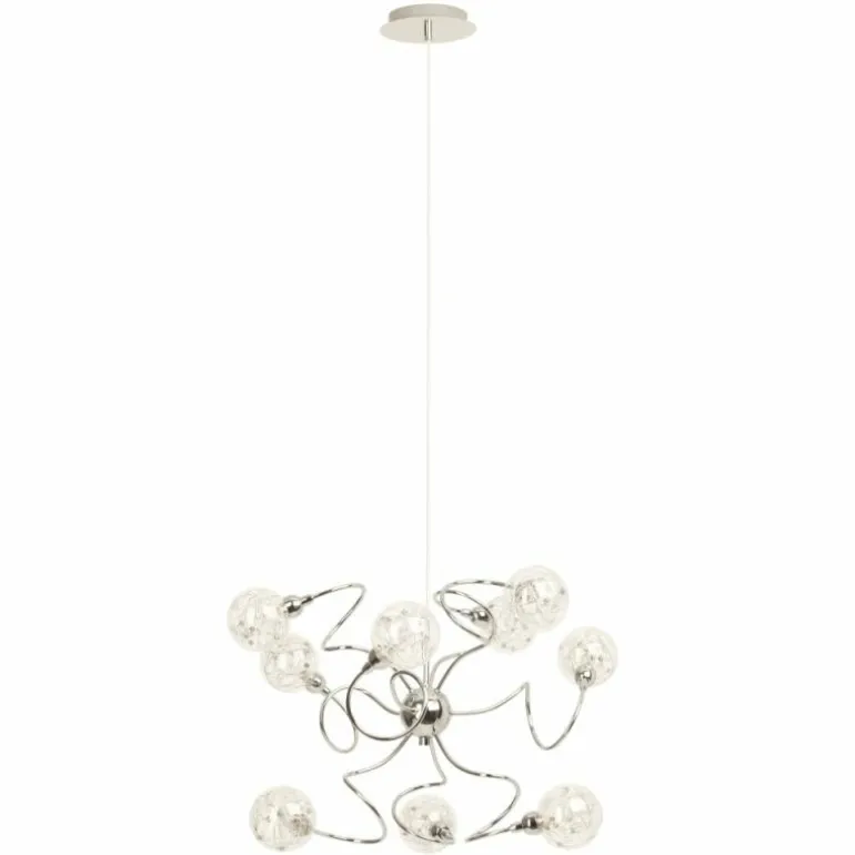 Suspension Brilliant Joya Chrome, 9 lumières