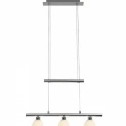 Suspension Brilliant Leuchten Tonja LED Chrome, 3 lumières