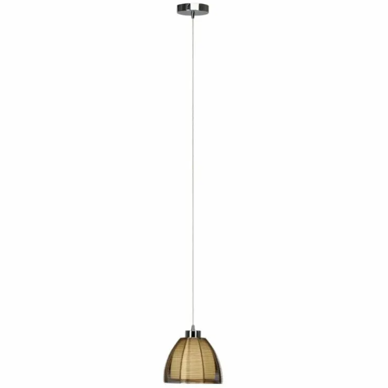 Suspension Brilliant Relax Bronze, Chrome, 1 lumière