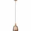 Suspension Brilliant Wallace Moka, 1 lumière