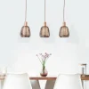 Suspension Brilliant Wallace Moka, 3 lumières