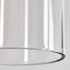 Suspension Caimitte Clair, Fumé, 3 lumières