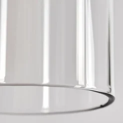Suspension Caimitte Clair, Fumé, 5 lumières