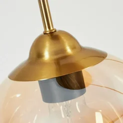 Suspension Calapa Laiton, 6 lumières