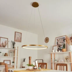 Suspension Calcium LED Laiton, 1 lumière