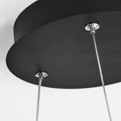 Suspension Calcium LED Noir, 1 lumière