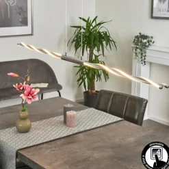 Suspension Carmacks LED Chrome, 4 lumières