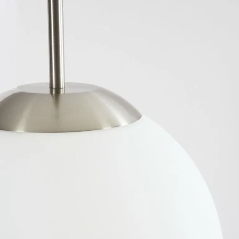 Suspension Cochuna Nickel mat, 5 lumières