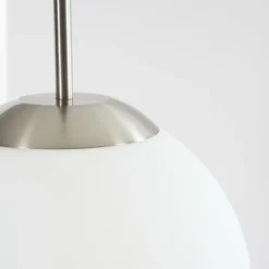 Suspension Cochuna Nickel mat, 1 lumière