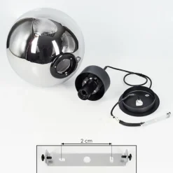 Suspension Cumuato Noir, 1 lumière