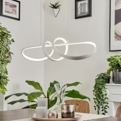 Suspension Dauntey LED Blanc, 1 lumière