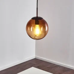 Suspension Degevos Brun, 1 lumière
