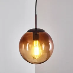 Suspension Degevos Brun, 1 lumière