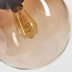 Suspension Degevos Brun, 1 lumière