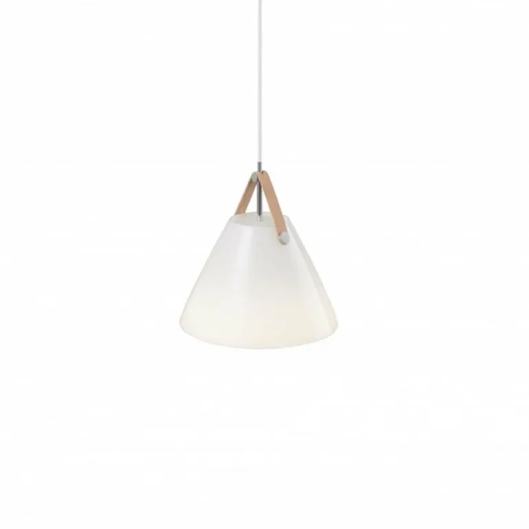 Suspension Design For The People by Nordlux STRAP27 Blanc, 1 lumière