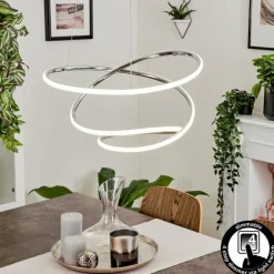 Suspension Donebas LED Chrome, 1 lumière
