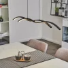 Suspension Eaglesham LED Noir, 1 lumière