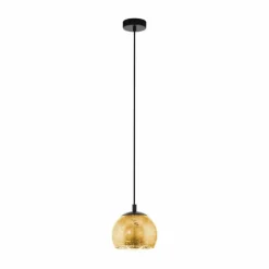 Suspension EGLO ALBARACCIN Noir, 1 lumière
