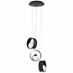 Suspension EGLO CAMARGO Noir, 3 lumières