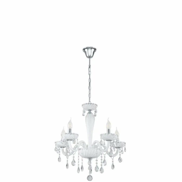Suspension Eglo CARPENTO Chrome, 5 lumières