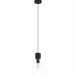 Suspension Eglo CHASELY Noir, 1 lumière