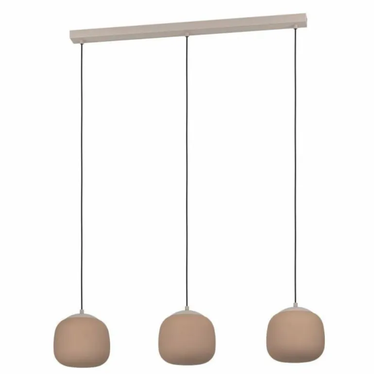 Suspension Eglo COMINIO Taupe, 3 lumières