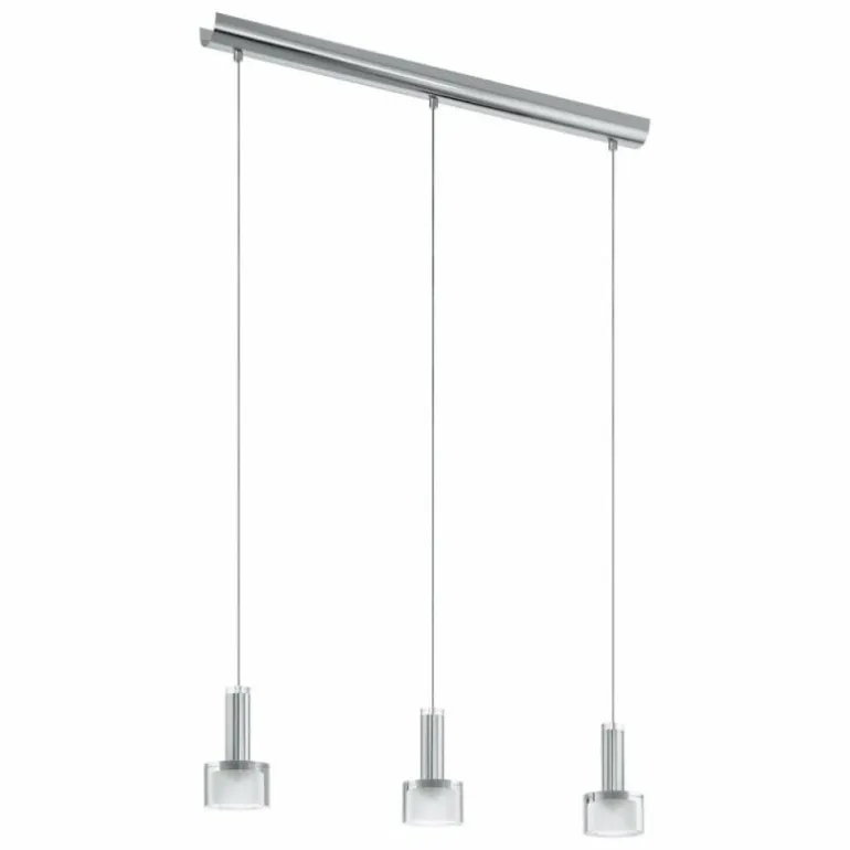 Suspension Eglo FABIANA 1 LED Chrome, 3 lumières