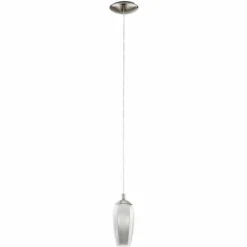 Suspension Eglo FARSALA LED Nickel mat, 1 lumière