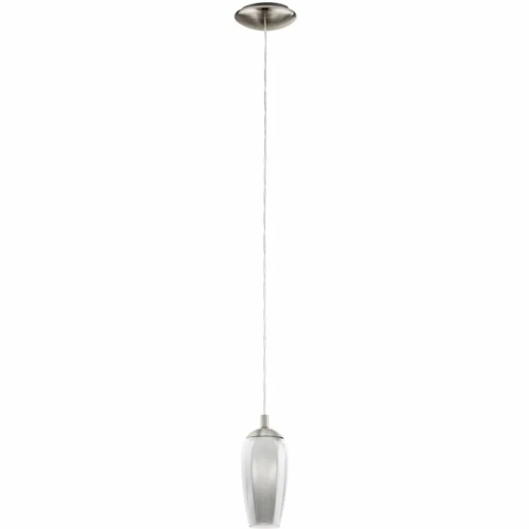 Suspension Eglo FARSALA LED Nickel mat, 1 lumière
